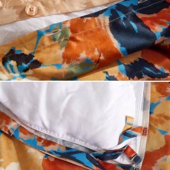 NWT Kas Australia Glowing Garden Queen Duvet Cover Set - Picture 3 of 6